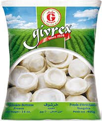 Artichoke Bottoms Givrex 400 g