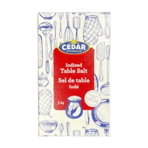 Iodized Table Salt (CEDAR) 1 kg