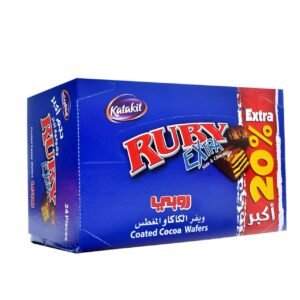 Ruby Extra Coated Coco Wafers (Katakit) 24 Pieces
